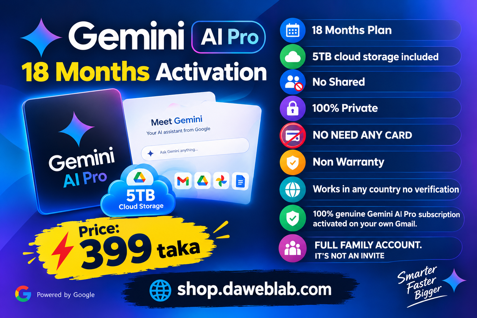 Gemini Personal Account